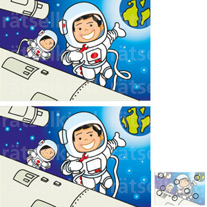 Fehlersuchbild Astronaut