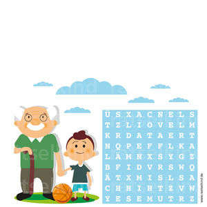Buchstabenrätsel Kinderrätsel Weisheit von Großeltern