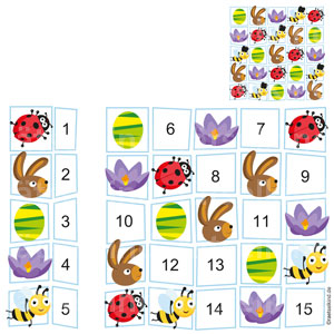 Osterfest Sudoku für Kinder