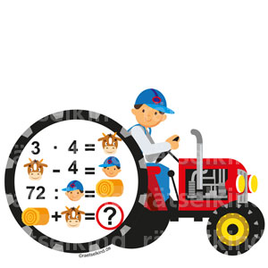 Grundschulrätsel Landwirtschaft Traktor