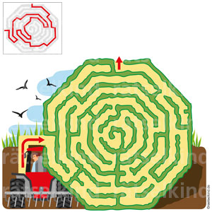 Landwirtschaft Labyrinth