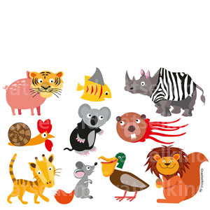 Karneval Rätsel für Kinder mit lustigen Tieren