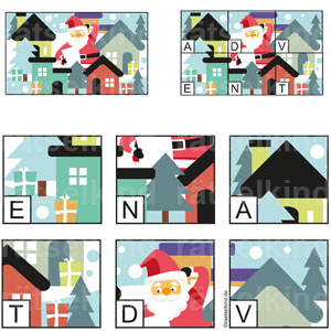 Nikolausrätsel Nikolaus Weihnachten Leseanfänger Grundschule Advent Weihnachtszeit Weihnachten Puzzle