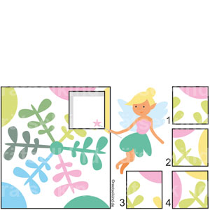 Vergleichsrätsel Winter Rätsel für Kinder Puzzle Fee Schneeflocke Eis Eiskristalle Kristall