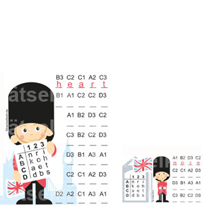 Kinderrätsel Worträtsel Englisch Vokabeln Körperteile Bobby Buckingham Palace Grundschule