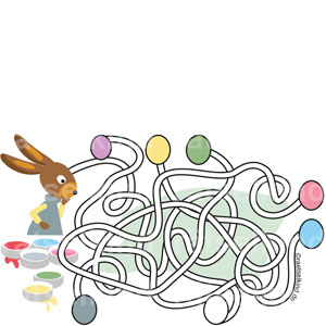 Kinderrätsel Frühling Ostern Osterhase Hase Ostereier Eier Osterfest Eier anmalen Osterbasteln