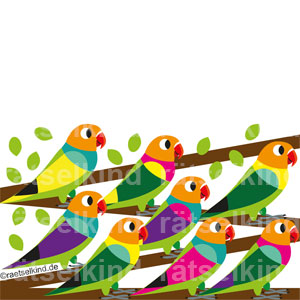 Tierrätsel Vergleichsrätsel Farben Papagei Papageien Tiere Vögel Vogel Gefieder Aras Sonnensittiche