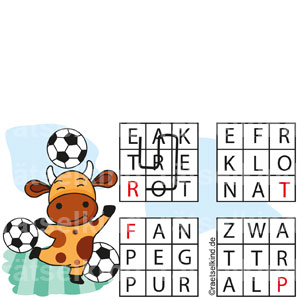 Fußballrätsel Wortkette Reihenfolge Fußball Begriffe Sportart Grundschule Sportart Fussball-WM Fußball-Weltmeisterschaft