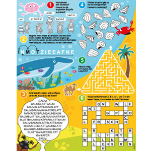 Kinderseite Ferien Schulferien Sommer Gehirnjogging Rateaufgaben Denkaufgaben Denksportaufgaben Denkspiele