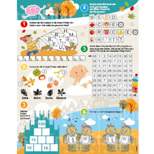 Kinderseite Schule Erntezeit Gehirnjogging Rateaufgaben Denkaufgaben Denksportaufgaben Denkspiele