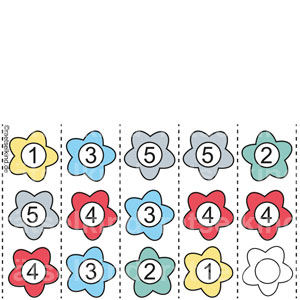 Sommerrätsel Rechenrätsel Grundschule Summe Reihen Spalten Addieren Blumen Sommer