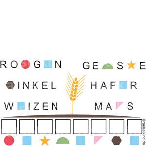 Kinderrätsel Getreide Roggen Gerste Dinkel Hafer Weizen Mais Getreidekorn Samenkorn Samen