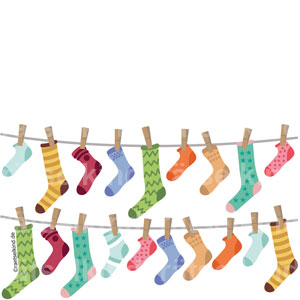 Rätsel für Kinder Kleidung Socken Vergleichsrätsel Muster vergleichen Sortieren Vergleichen Paare bilden