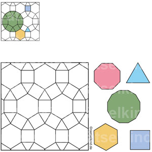 Rätsel für Kinder Geometrie Geometrische Formen Flächen Dreieck Viereck Sechseck Achteck Zwölfeck
