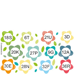 Leserätsel Frühlingsrätsel Frühling Blumen Blumenstrauß Rechenrätsel Dividieren Buchstaben